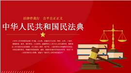 中华人民共和国民法典ppt介绍