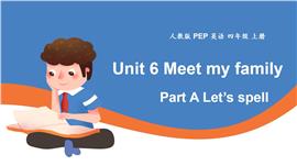 英语四年级上册unit6partaletsspellPPT课件