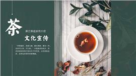 素雅茶道茶文化宣传ppt模板