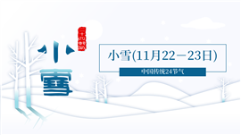 二十四节气之小雪PPT模板