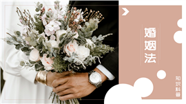 婚姻法律知识科普PPT模板