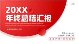 年终总结汇报工作计划ppt模板