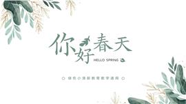 小清新教学通用ppt模板