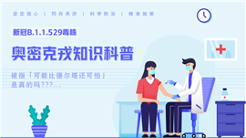 新冠变异毒株omicron奥密克戎知识介绍ppt模板