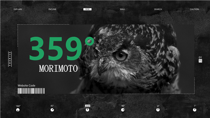 未来视角现代抽象风格自然探索ppt模板