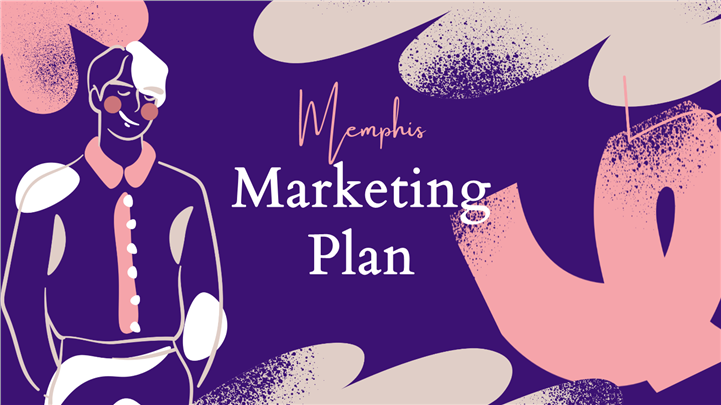 时尚艺术插画风潮流品牌营销策划ppt模板