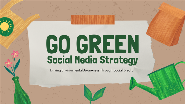 绿色自然手绘风环保公益活动策划方案ppt模板