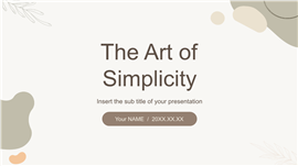 温馨舒适北欧风格品牌宣传策划PPT模板