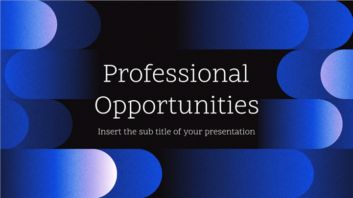 深邃专业风科技行业年度工作报告PPT模板