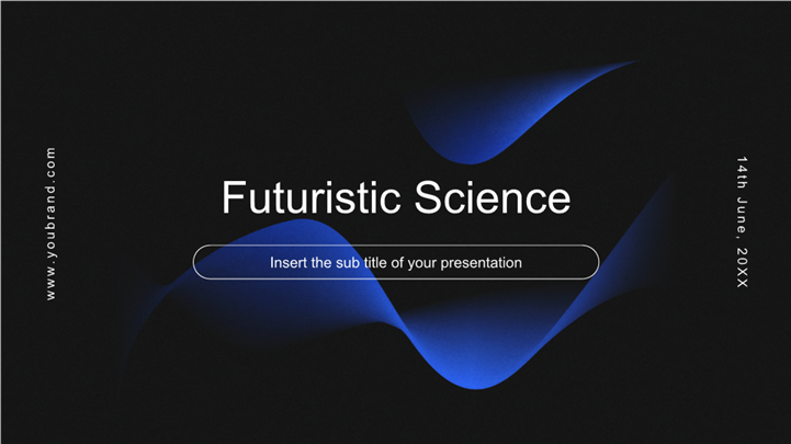 酷炫未来感科技领域年度报告演示PPT模板