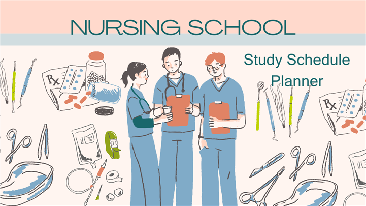 清新可爱手绘风医疗护理培训ppt模板