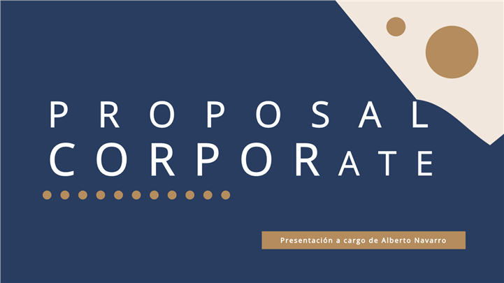 深蓝金色简约商务风项目策划ppt模板