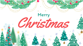 清新水彩手绘风圣诞节活动策划ppt模板