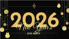 2026黑金极简风跨年晚会派对PPT模板