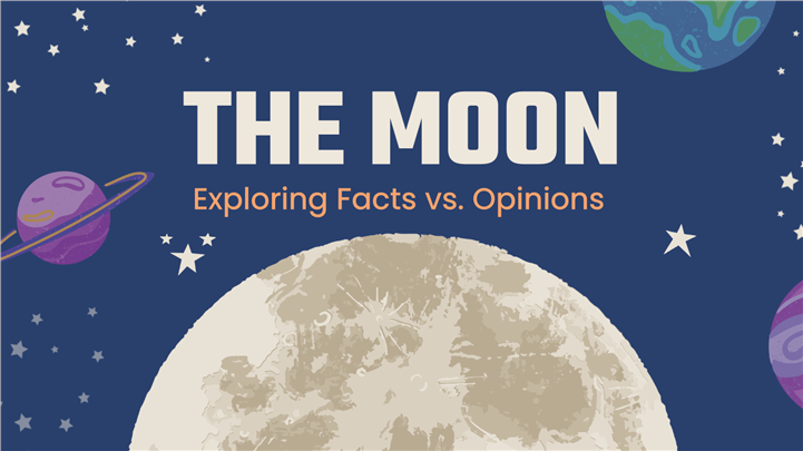 深蓝卡通宇宙星空天文科普教学PPT模板