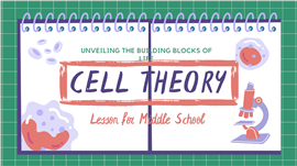 创意绿色网格初中生物实验课件PPT模板