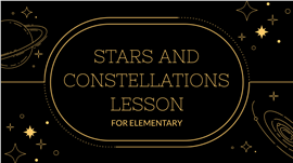 神秘黑金线条风宇宙星座天文科普PPT模板