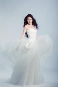 刘俐婚纱写真图片