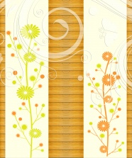 木纹花卉背景图片