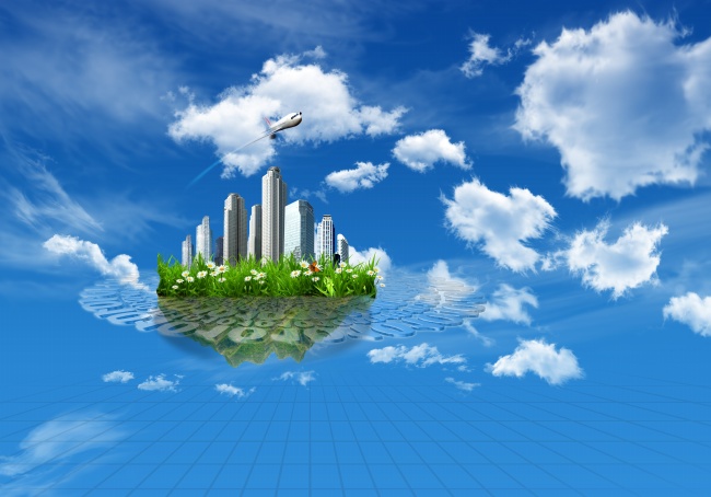空中城市图片空中城市图片大全