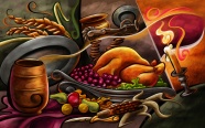 感恩节食物图片
