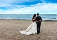 海边浪漫婚纱图片