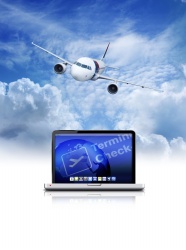 航空商务科技背景图片