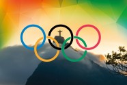 里约奥运五环图片