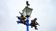 欧洲城市街灯图片