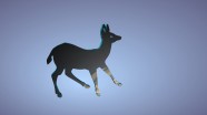 小鹿动物剪影设计图片