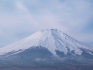 富士雪山图片