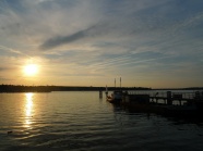 波茨坦湖日落图片