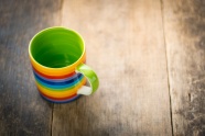 彩虹陶瓷杯图片
