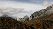 阿尔卑斯山冬季风景图片