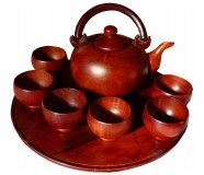 红木茶具套装图片