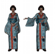 3D日本和服美女图片