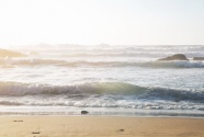 阳光沙滩大海图片
