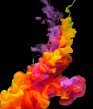 彩色烟雾抽象艺术图片