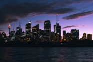 悉尼城市建筑夜景图片