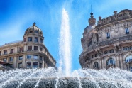意大利建筑喷泉图片