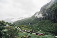 恬静优美山村风景图片