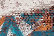 砖墙涂鸦背景图片