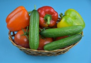 青椒黄瓜蔬菜图片