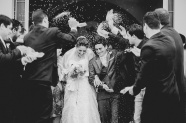 黑白婚纱结婚典礼图片