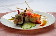 日本鱼卷寿司图片