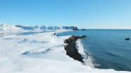 冰雪融化海岸图片