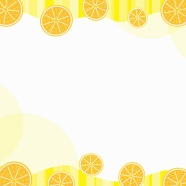 黄色卡通水果背景图片