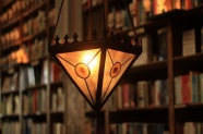 图书馆复古灯图片