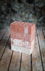 立体方形建筑砖头图片