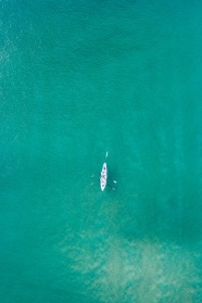 汪洋大海划皮艇图片
